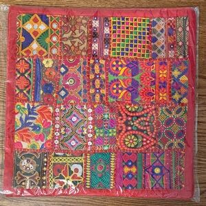 Colorful Patchwork Textile Art